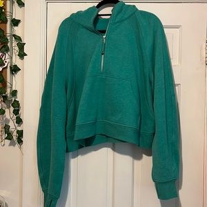 Scuba Oversized Half-Zip Hoodie